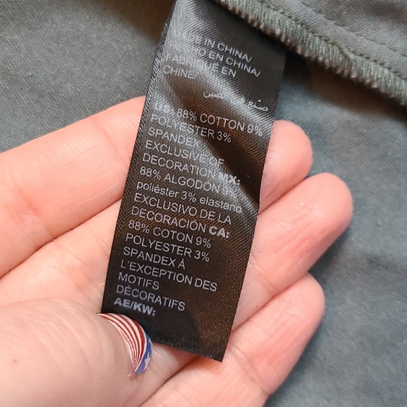 WHBM wintergreen Military Jacket - Picture 4 of 10